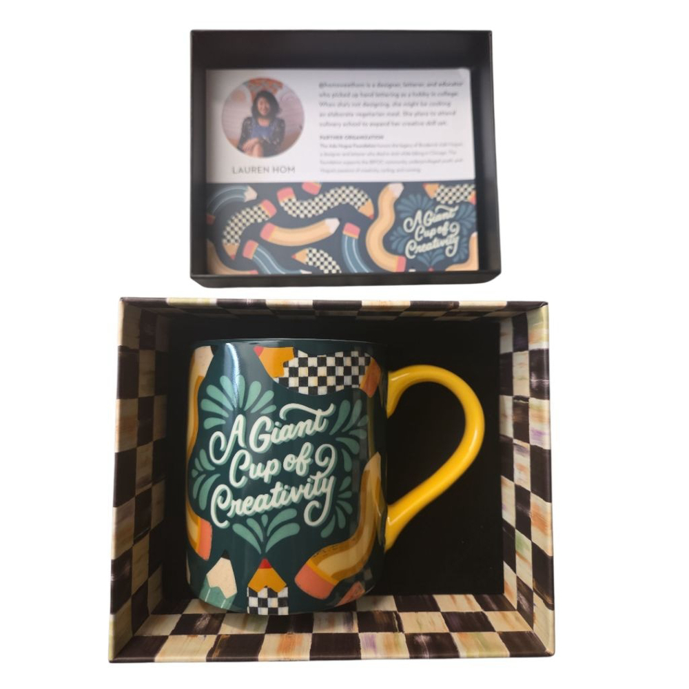 MacKenzie Childs Lauren Hom Artist Mug